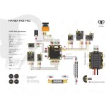 Diatone Mam Ba F405 MK2 Betaflight Flight Controller Volo 40A 3-6S DSHOT600 Racing Brushless ESC DIY Drone Mini Model New